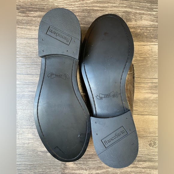 NEW Franco Sarto Women’s Metallic Loafers with Tassel Size 7 - Picture 8 of 11